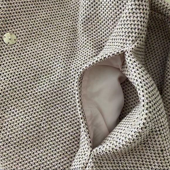 Topshop | Textured Knit Coat in Nude • 4 US - Picture 9 of 16